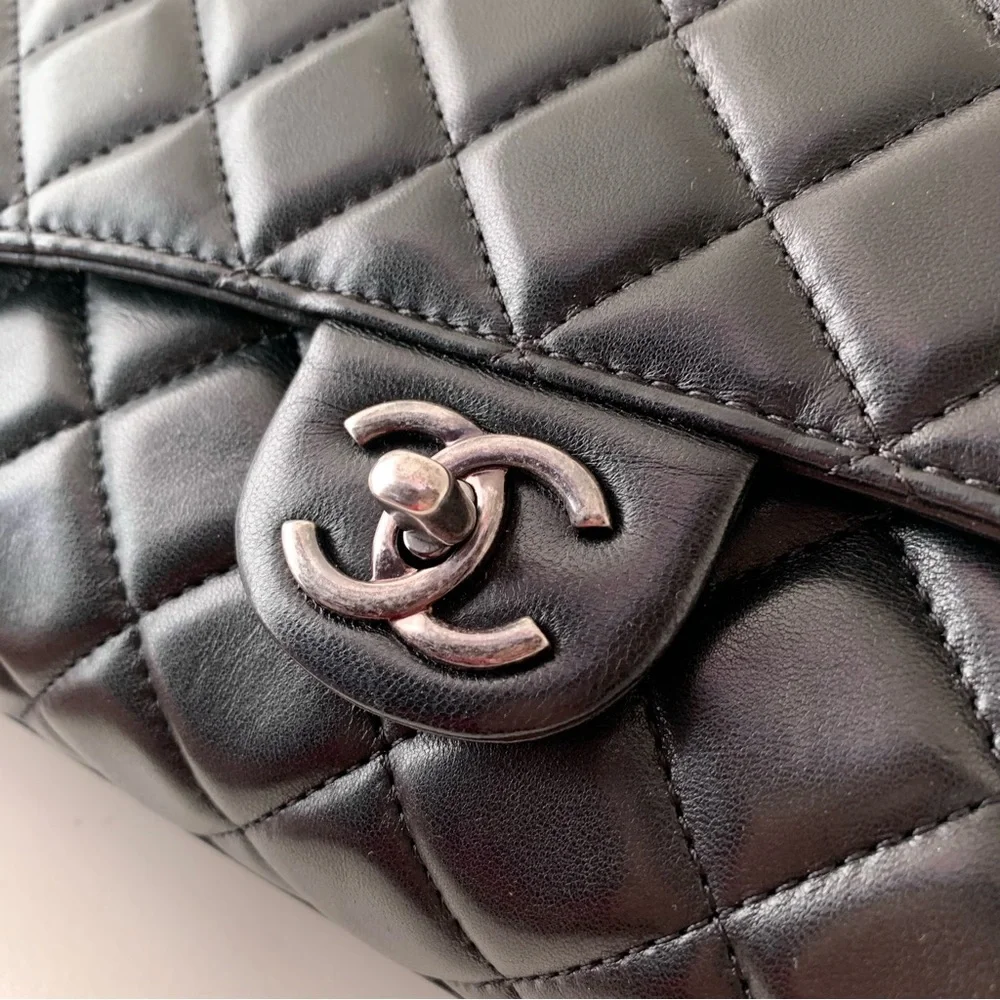 Chanel classic flap convertible tote bag